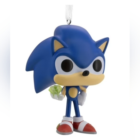 Hallmark Sonic the Hedgehog Emerald Funko POP Christmas Ornament New In Box 2025 - Picture 4 of 14